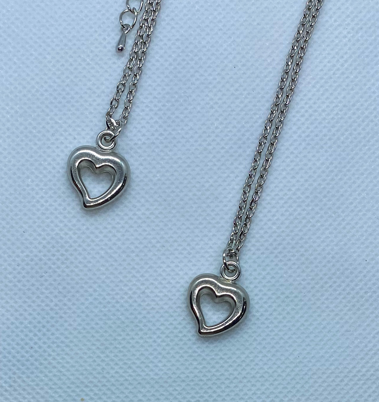 Silver Heart Chain Set - Image 2
