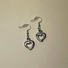 Silver Heart Earrings