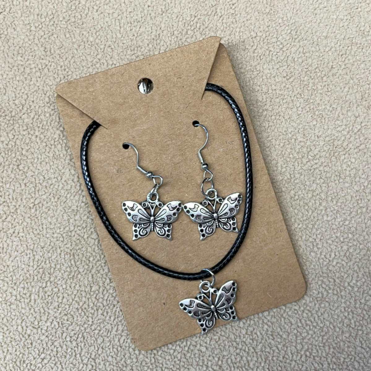 Silver Butterfly Set - Image 2