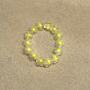 Clear / Yellow Daisy Bracelet
