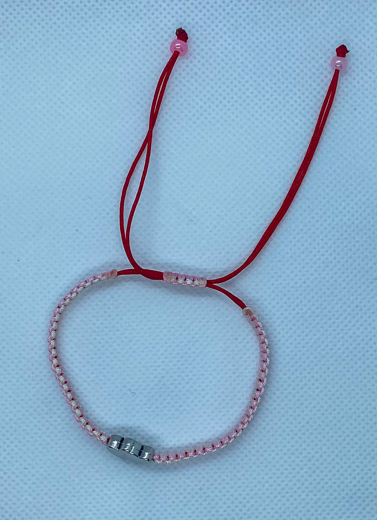 Double Heart Thread Bracelet - Image 2