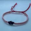 Double Heart Thread Bracelet