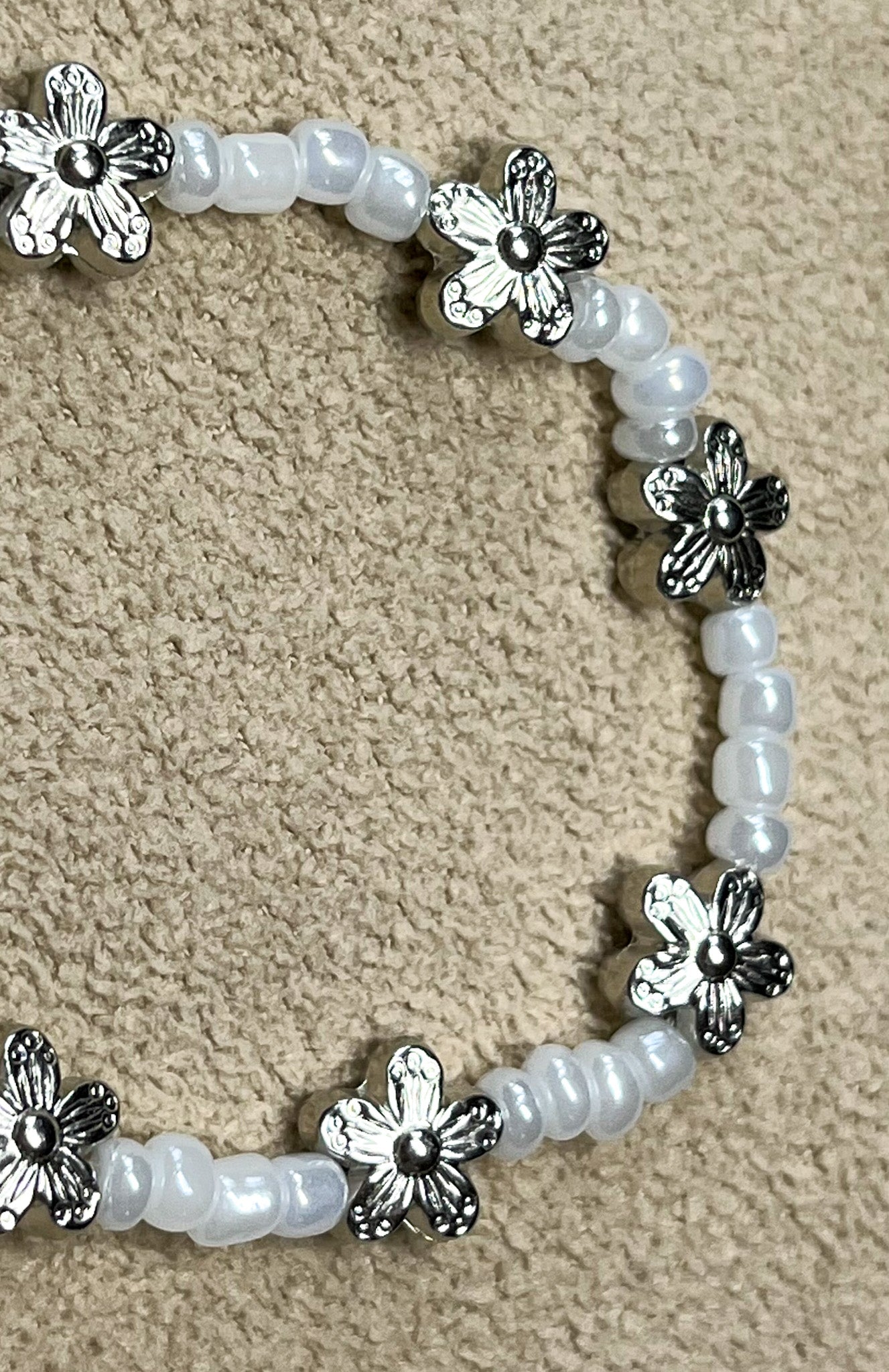 Silver Flower Bracelet - Image 2